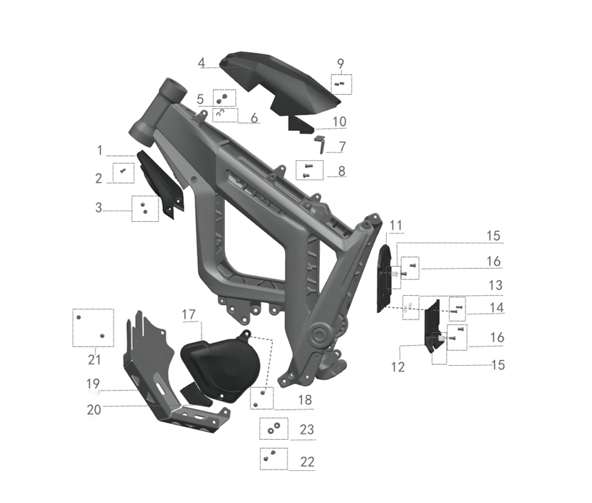 External Frame Components